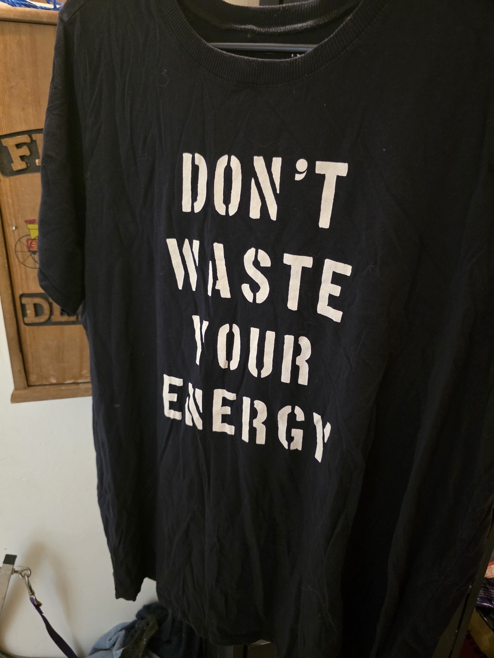 torrid Black Graphic Tee "Don't Waste Your Energy"